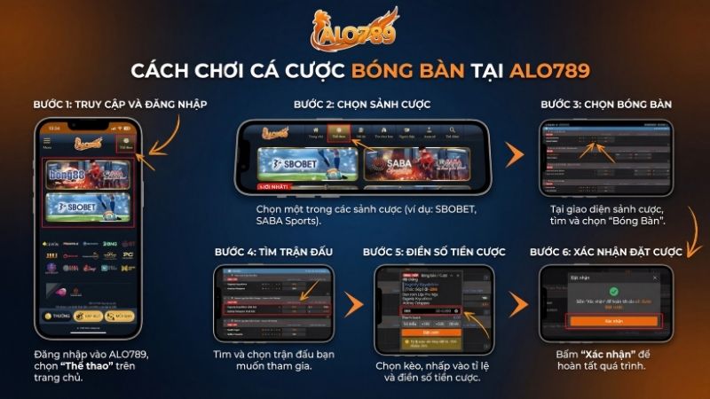 Cá Cược Bóng Bàn – Môn Thể Thao Tốc Độ Hấp Dẫn Tại Nhà Cái ALO789 Cách chơi cá cược bóng bàn tại ALO789