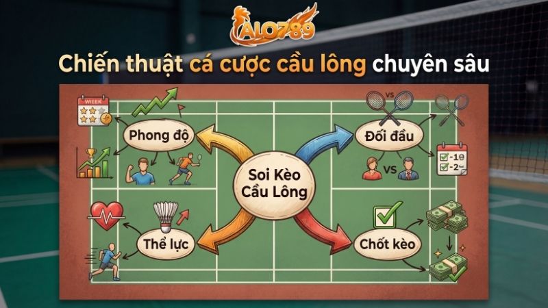 Cá Cược Cầu Lông Online Với Tỷ Lệ Trả Thưởng Cao Tại Thể Thao ALO789 Chiến thuật cá cược cầu lông chuyên sâu