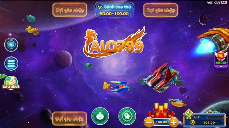 Bắn Cá Vũ Trụ – Cuộc Chiến Không Gian Săn Thưởng Đẳng Cấp Tại ALO789 Giao diện game Bắn Cá Vũ Trụ tại ALO789 với đồ họa không gian sắc nét