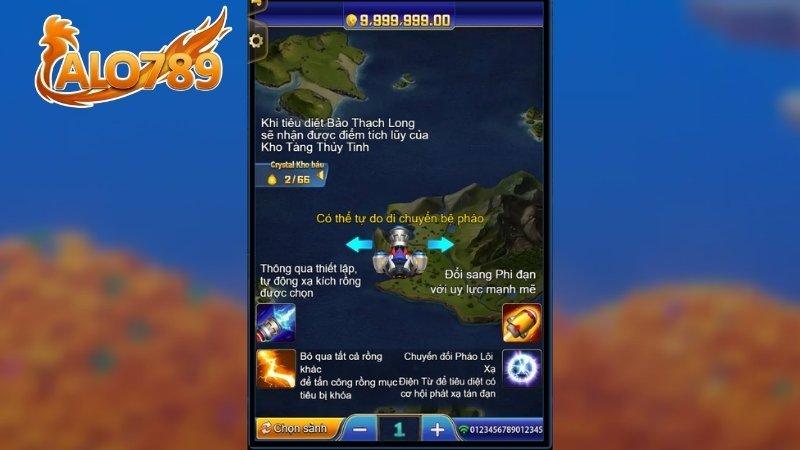 Phi Long Tàng Bảo – Siêu Phẩm Bắn Cá Không Thể Bỏ Lỡ Tại ALO789 Giao diện game Phi Long Tàng Bảo tại ALO789