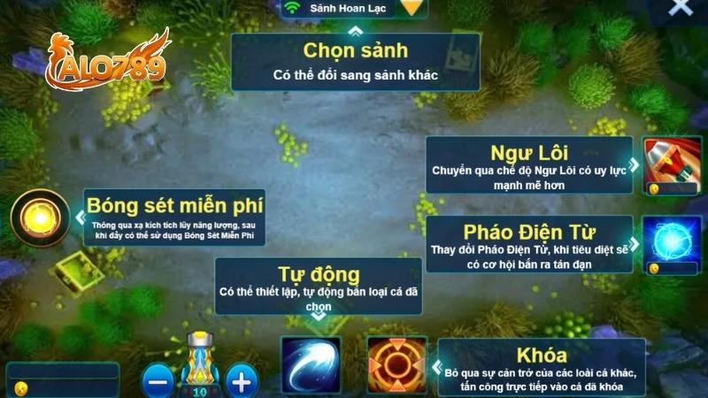 Vua Đánh Cá – Siêu Phẩm Game Săn Thưởng Tại Bắn Cá ALO789 Giao diện game Vua Đánh Cá ALO789 đỉnh cao