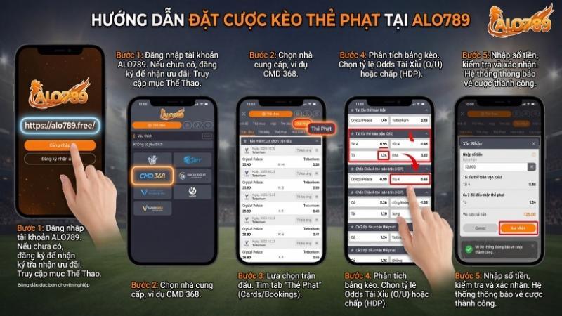 Kèo Thẻ Phạt Trong Bóng Đá Là Gì? Hướng Dẫn Cược Kèo Thẻ Tại ALO789 Hướng dẫn đặt cược Kèo Thẻ Phạt tại ALO789