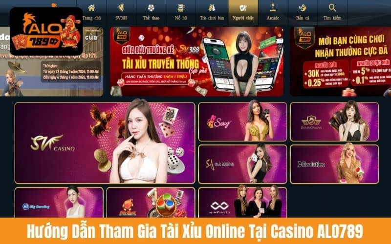 Các bước tham gia Tài Xỉu Online tại Casino ALO789 Các bước tham gia Tài Xỉu Online tại Casino ALO789