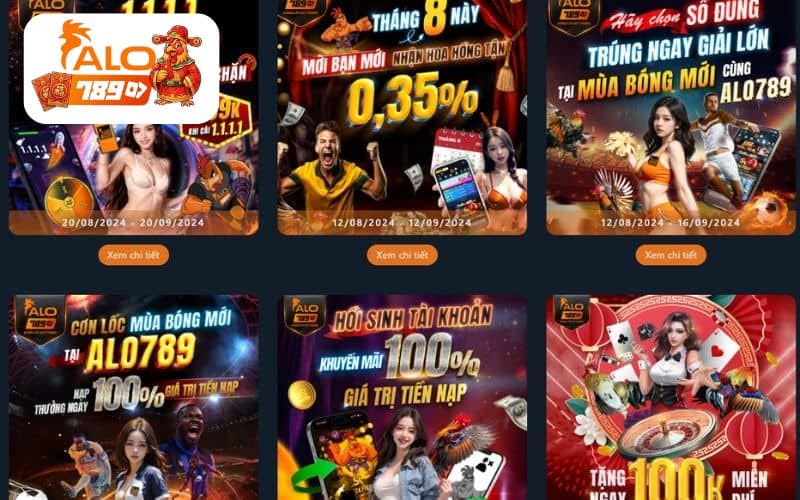 ALO789 triển khai liên tục nhiều khuyến mãi giá trị hấp dẫn ALO789 triển khai liên tục nhiều khuyến mãi giá trị hấp dẫn